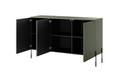 Three-Door Cabinet Sonatia 150cm, olive