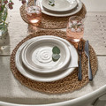 SANDSKÄDDA Side plate, light grey-beige, 20 cm, 4 pack