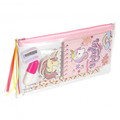 School Set Magical Unicorn - Notepad, Pencil, Hghlighter, Eraser, Sharpener