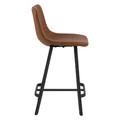 Bar Stool Oregon PU Brandy Low