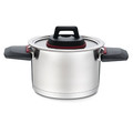 Feel Maestro 4.2L Stainless Steel Pot with Folding Handles MR-3530-22