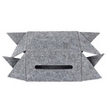 Felt Tissue Box, dark grey