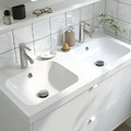 TÄNNFORSEN / ORRSJÖN Wash-stnd w drawers/wash-basin/taps, light grey, 102x49x69 cm