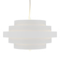 GoodHome Pendant Lamp Euboea 1x E27, matt white