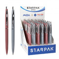 Starpak Ball Pen Moa, grey/powder pink, 36pcs