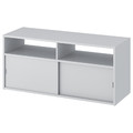 SPIKSMED TV bench, light grey, 97x32 cm