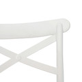 Bar Stool with Backrest Moreno, white