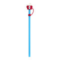 Reusable Plastic Straw Set (4 Pieces) Fast Food