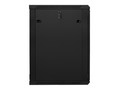 Lanberg Wall-mounted Rack 19'' 18U 600X600mm, black