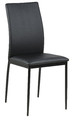 Chair Demina, faux leather, black