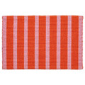 VÄGSKYLT Door mat, pink/orange, 40x60 cm