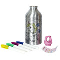 Metal Water Bottle with Markers for Children