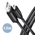 AXAGON USB Cable BUMM-AM15AB cable MicroUSB USB-A 1.