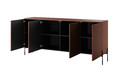 Four-Door Cabinet Sonatia 200cm, burgundy