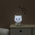 Night Lamp Cat USB LED, white