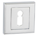 Door Escutcheon Schaffner Clara, chrome
