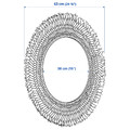VRIGSTAD Mirror, sedge, 63 cm