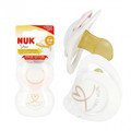 NUK Soother Pacifier Star 2pcs 0-6m, pink