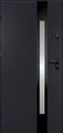 External Door O.K. Doors Temida Black P55 90, left, anthracite