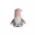 Christmas Gnome Decoration, 30 cm, Pink Spotted Hat