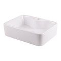 Ceramic Countertop Basin GoodHome Morfa 48x37cm, white