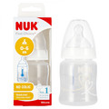 NUK First Choice Plus Baby Bottle with Temperature Control 150ml 0-6m, white