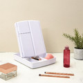 Make-up Mirror with Organizer & LED Lighting, white