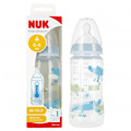 NUK First Choice Plus Baby Bottle with Temperature Control 300ml 0-6m, blue