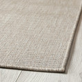 LUFTFARTYG Rug flatwoven, in/outdoor, beige/stripe, 160x230 cm