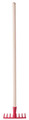 Children's Metal Garden Rake, assorted colours, 3+