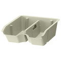 SORTERA Insert with compartments, beige, 38x45x14 cm