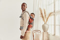 BABYBJORN Baby Carrier Harmony 3D Mesh, Grey beige, 0-3y