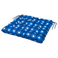 KLÖSAN Chair cushion, outdoor, dark blue, 50x50 cm