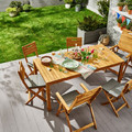 Garden Armchair Denia Adjustable Foldable 55.2x70x108cm, brown