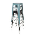 GoodHome Bar Stool Branza, black