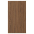 TISTORP Front for dishwasher, brown walnut effect, 45x80 cm