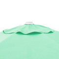 HÖGÖN / IGGÖN Parasol with base, light green/dark grey, 270 cm