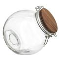 Elegant Storage Jar with Acacia Lid