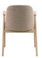 Dining Chair Leo, beige/oak