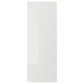 RINGHULT Cover panel, high-gloss light grey, 39x106 cm