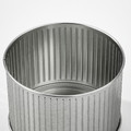 BETTHAJ Tin with lid, for coffee/tea/silver-colour, 0.6 l