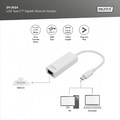 Digitus Gigabit Ethernet Adapter USB Type-C