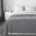 INDIRA Bedspread, gray, 230x250 cm