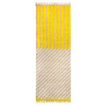 MÄVINN Rug, flatwoven, yellow/stripe pattern, 70x200 cm