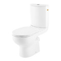 GoodHome Close-coupled Rimless Toilet with Soft Close Seat Cavally Slim 3/6L, horizontal