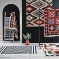 Rug Pled 60 x 120 cm, aztec grey