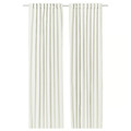 SANELA Curtains, 1 pair, off-white, 140x300 cm