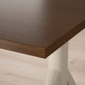 IDÅSEN / GRUPPSPEL Desk and chair, brown/beige, 120x70 cm