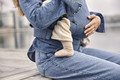 BABYBJORN Baby Carrier Harmony, Woven, Blue mélange, 0-3y