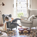STRANDMON Children's armchair, Vissle grey